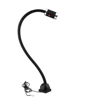 Led maskin arbejdslampe 24v/220v 9w led belysning med 50cm/ 80cm/100cm/120cm til industriel maskine cnc fræsemaskine lys: 24v / Blød stang 500 mm