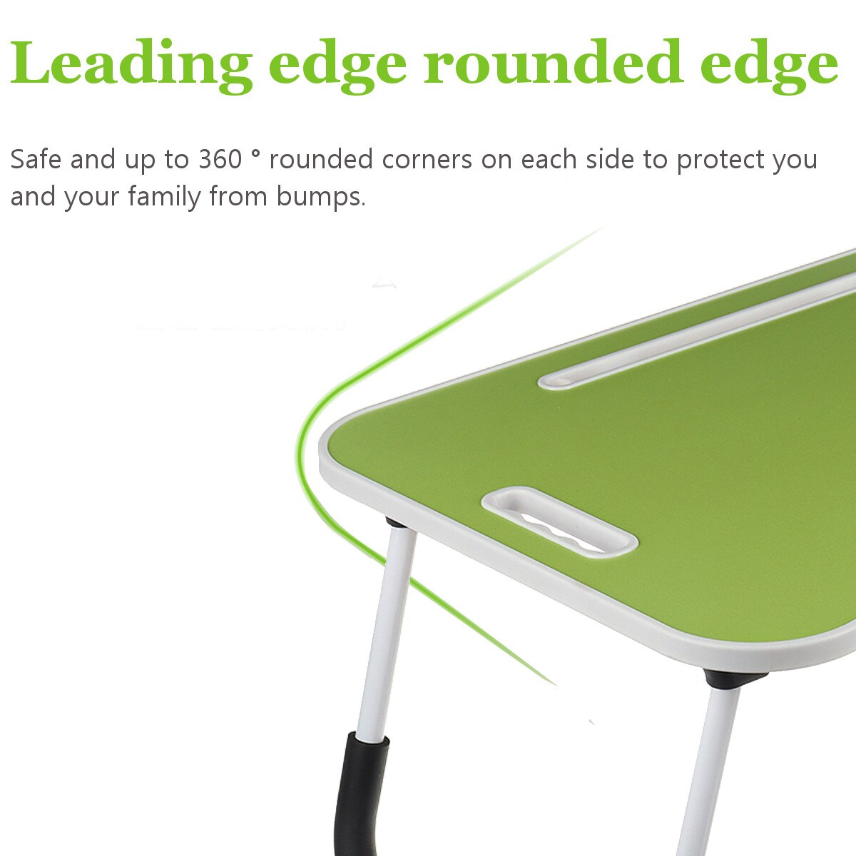 Folding Laptop Table with Slot Hole Computer Table College Student Dormitory for Bed Sofa Study Desk Bed Table