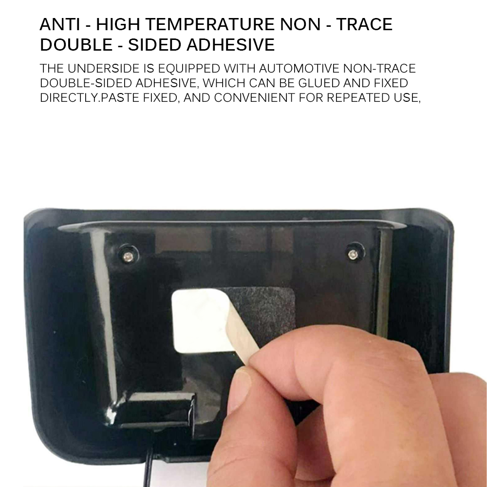 Automotive Digital Clock With Backlight Solar Luminous Display High Temperature Resistant Durable 24-Hour Solar Electronic Clock