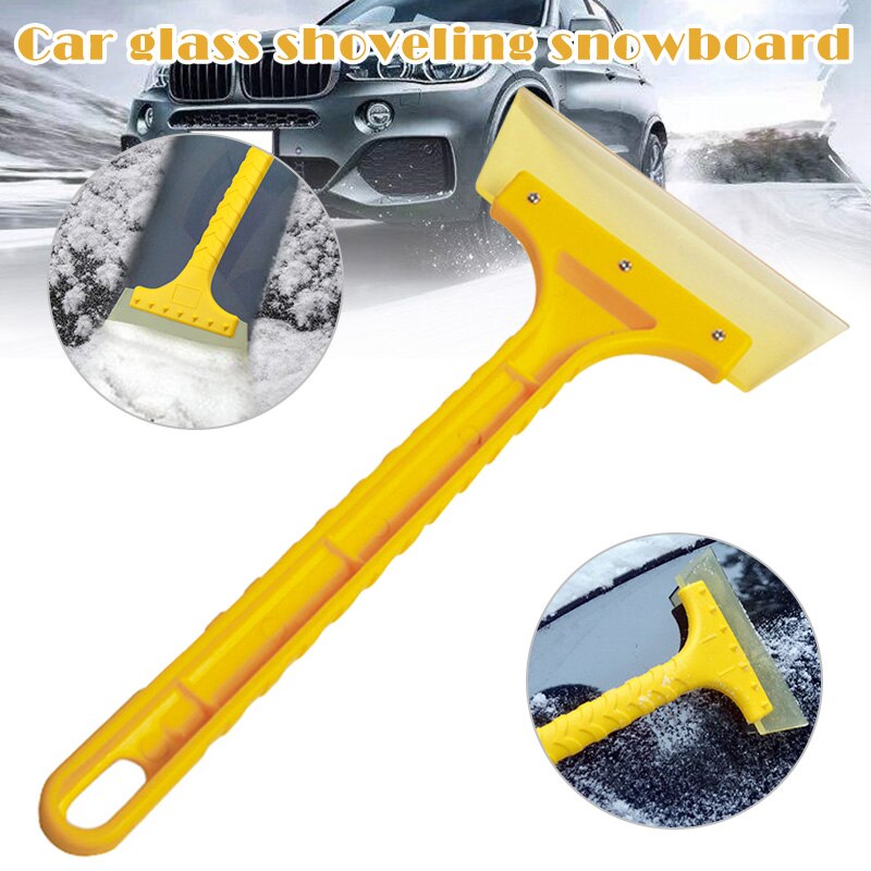 Nowa szeroka miękka skrobak łopata robić śniegu przednia szyba samochodu okno odszranianie skrobak robić śniegu