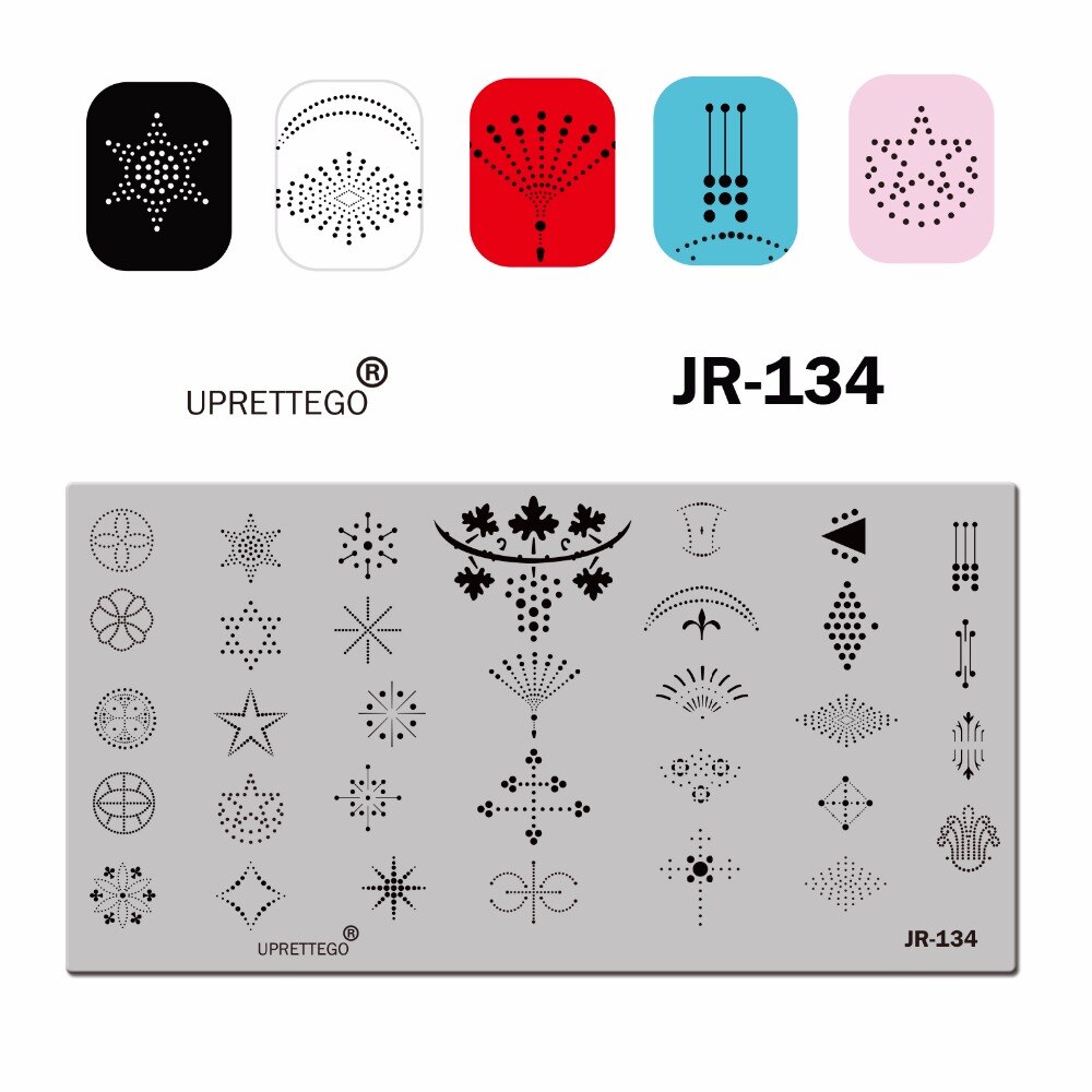 Stainless Steel Stamping Plate Template Xmas Dot Geometric Flower Bird Owl Pigeon Vintage Alphabet Nail Tool JR131-140