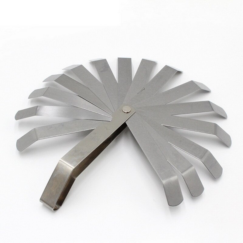 P20 værktøj til måling af stålmåler med 16 knive til måling af tykkelse af hulbredde