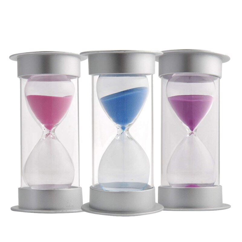 Af88 -60 minuten zandloper, moderne zandloper met zand voor op de schoorsteenmantel, bureau, salontafel, boekenplank, vitrinekast of bijzettafel