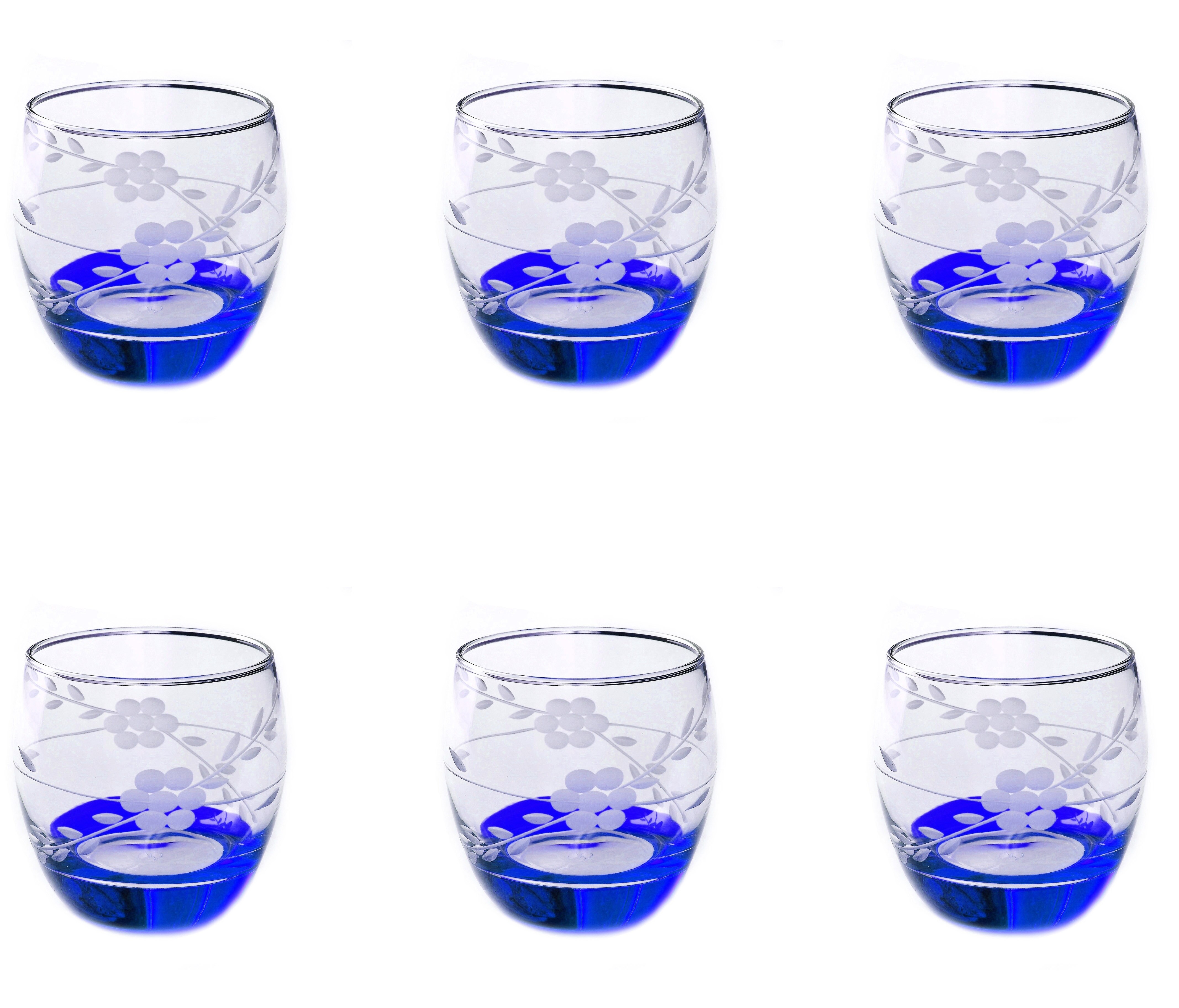 Pasabahce 41010 Daisy Blauw Barel Su-Meşrubat Cup 3 PCs