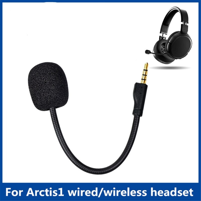 Korvaava pelimikrofoni irrotettava mikrofonipuomi ~steelseries arctis 1 1.0 one langalliset langattomat kuulokkeet pelipäät