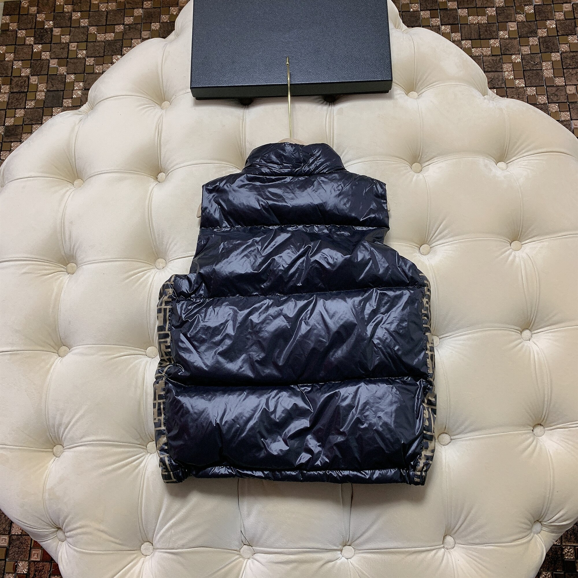 Winter Kinderen Kleding Mode Brief Gedrukt Down Katoenen Vest Voor Jongen Jas Warme Outfit