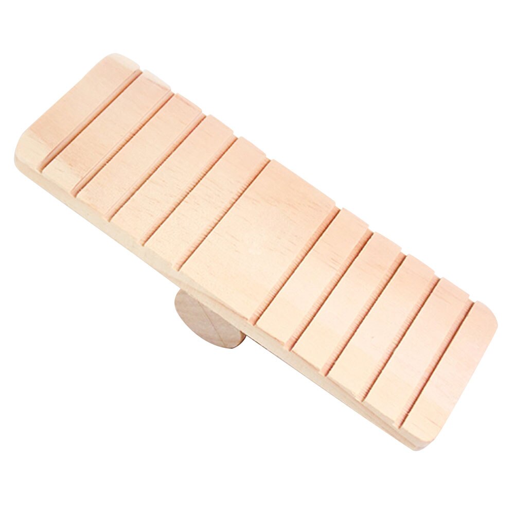 Practical Play House Mouse Chinchillas Exercise Funny Wooded Toys Hamster Seesaw Pet Supplies Anti Chew Guinea Pig Small Animal