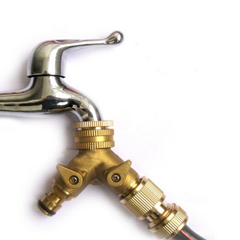 1/2 3/4 Pipe Fittings Three-Way Valve With Switch Tap Fittings Watering The Flowers Joint