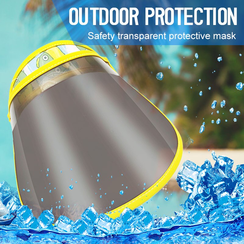 Barn tom topp cykelmössa anti-im anti-uv cykelmössa ansiktsbehandling cykelmössa för utomhuscykling resor löpning