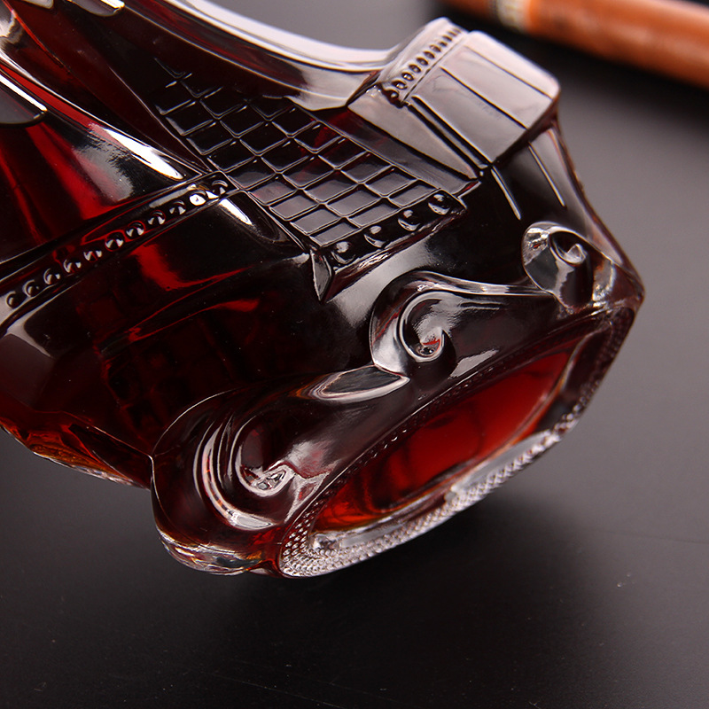 Whiskey-Dekanterflasche mit Deckel, Kristallglas, Wein- und Bierbehälter, Tasse, Hausbar-Werkzeuge, Dekoration