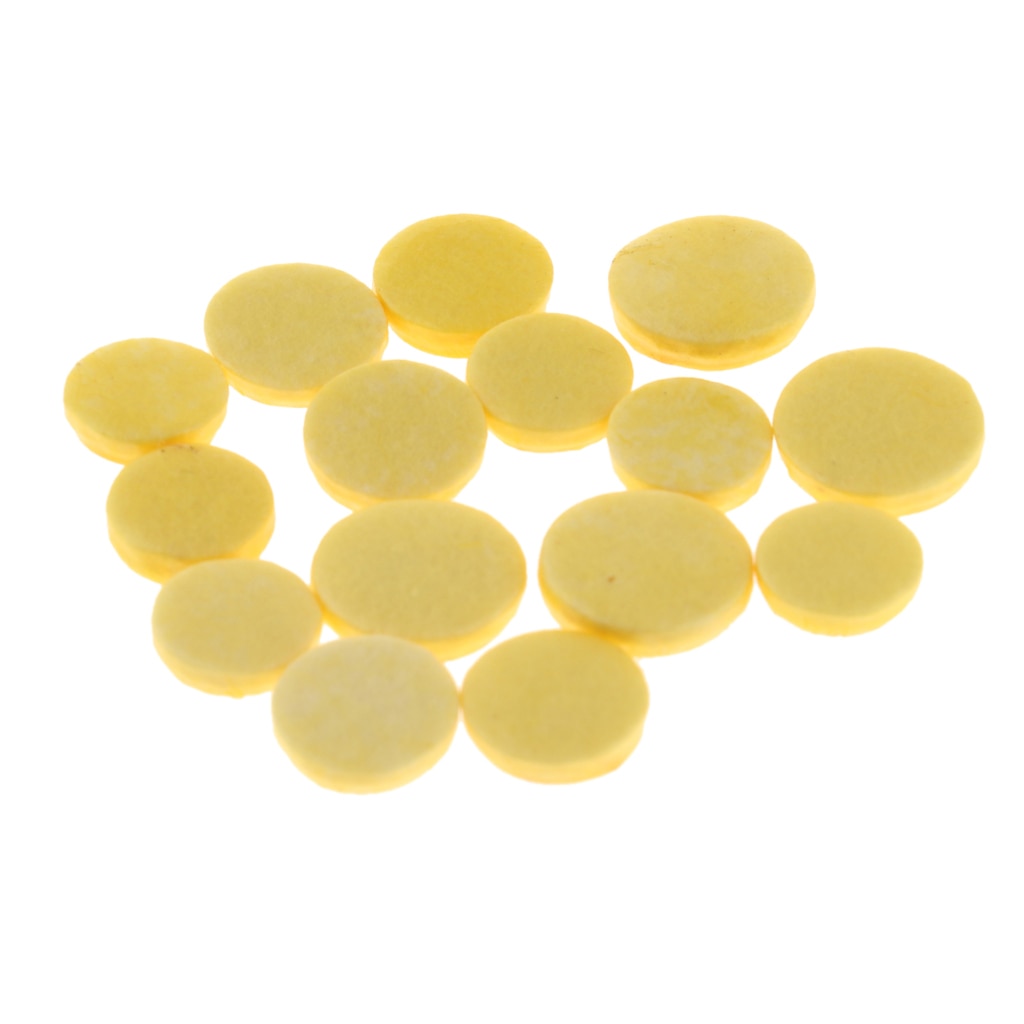 1 Set Yellow Piccolo Pads Mats DIY Woodwind Instrument Parts