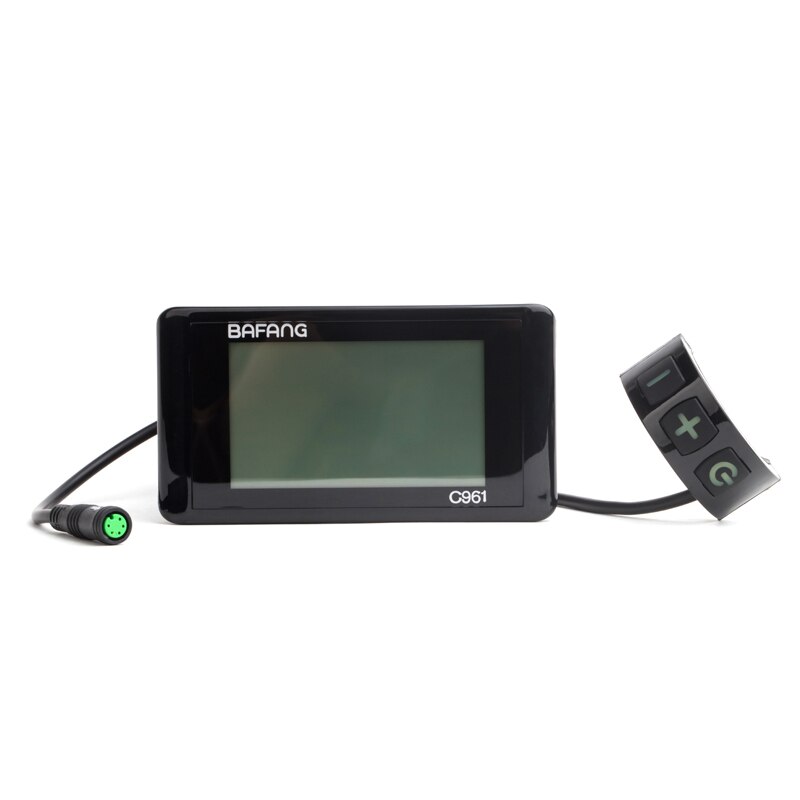 Bafang  c961 lcd-display elektriska cykelomvandlingsdelar mittmotornav motor bbs 01b bbs 02b 36v 48v 750w e-cykeltillbehör