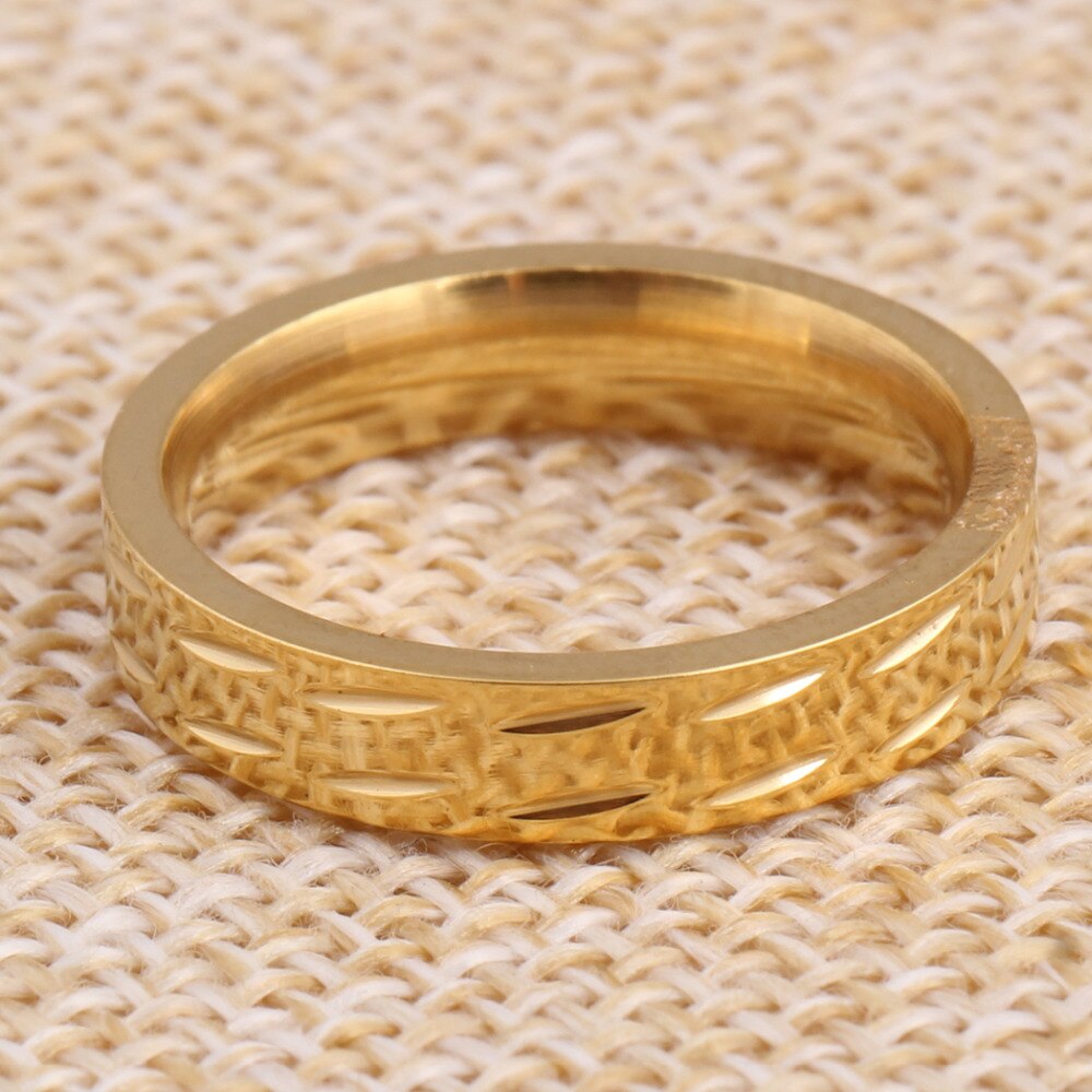 Klassieke trouwringen voor mannen of vrouwen, sieraden van roestvrij staal