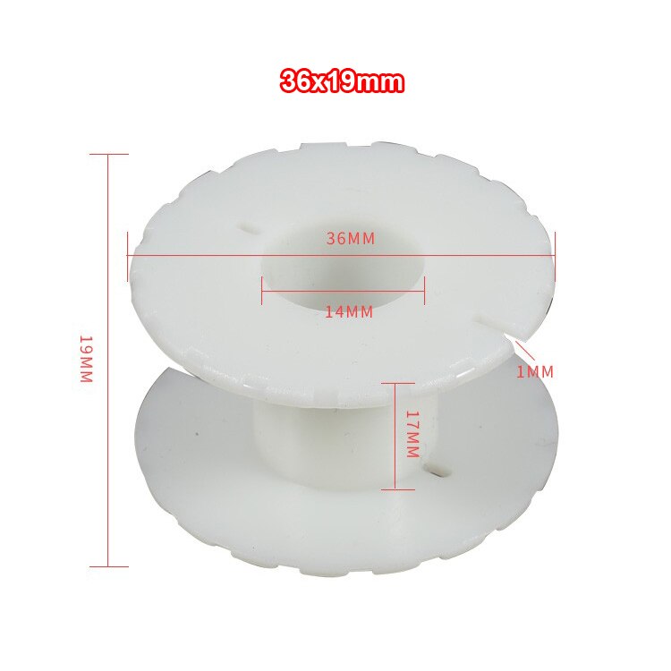 2pcs 36x19/50x26/60x32mm Round Inductor Winding Frame Amplifier Crossover Bobbin Wire Coil Thickened Inductance Skeleton #White: 36x19mm