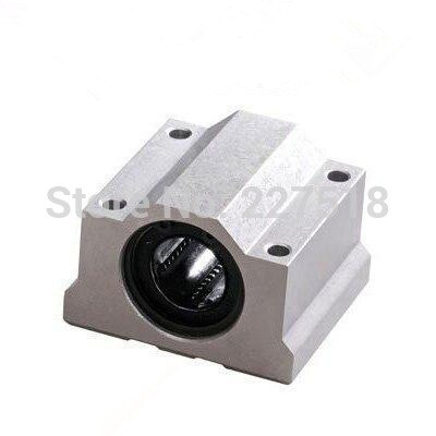 10 piezas SCS8UU 8mm guía lineal eje lineal bloque de rodamiento de bolas con arbusto LM8UU, unidad lineal de bloque de almohada para pieza CNC