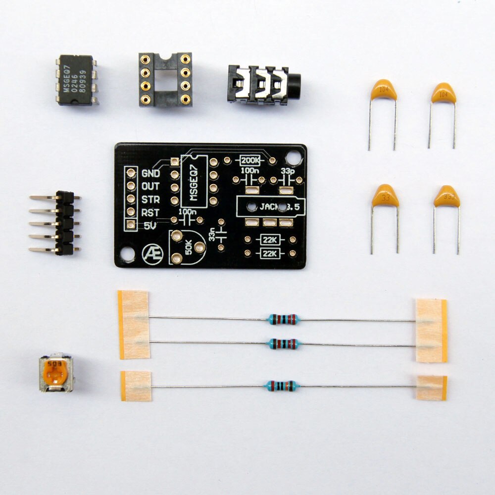 MSGEQ7 Audio Processing Graphic Equalization Filter Signal Analysis Module ARDUINO AVR