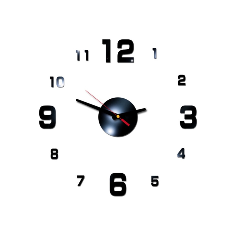 3d Diy Acryl Spiegel Sticker Wandklok Horloge Klok Woonkamer Quartz Naald Europese Klok Woonkamer Decoratie