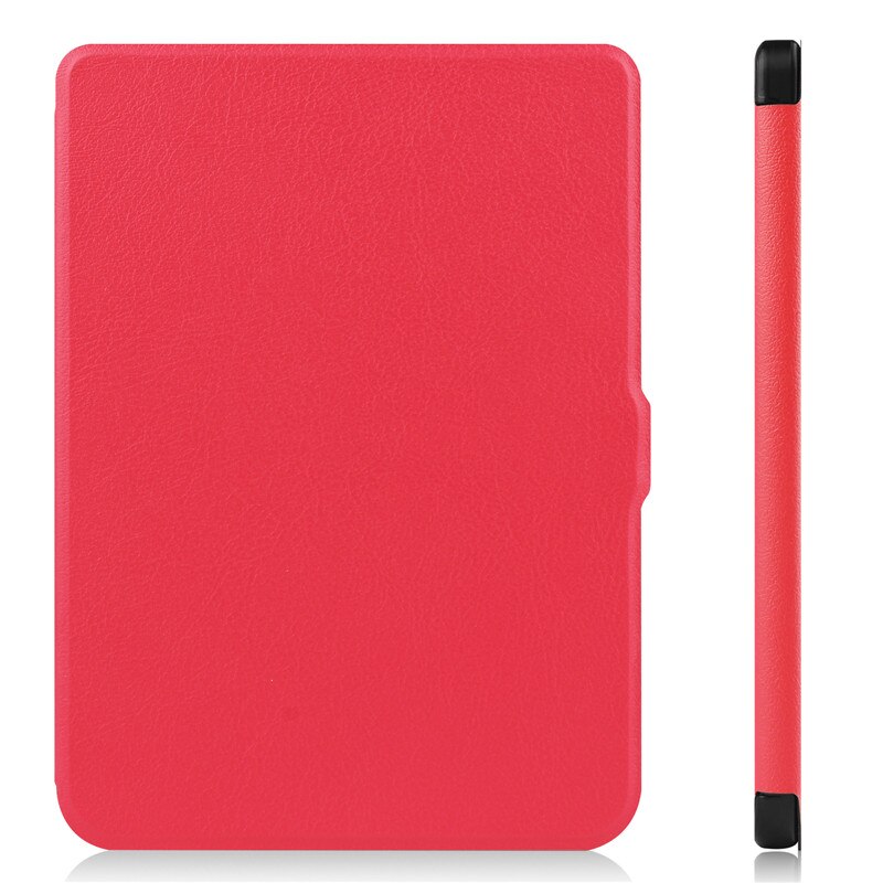 2020 nowe Ultra cienkie inteligentne etui do Kobo Nia PU skórzane etui eBooks pokrowiec ochronny do etui Kobo Nia Funda Capa: red