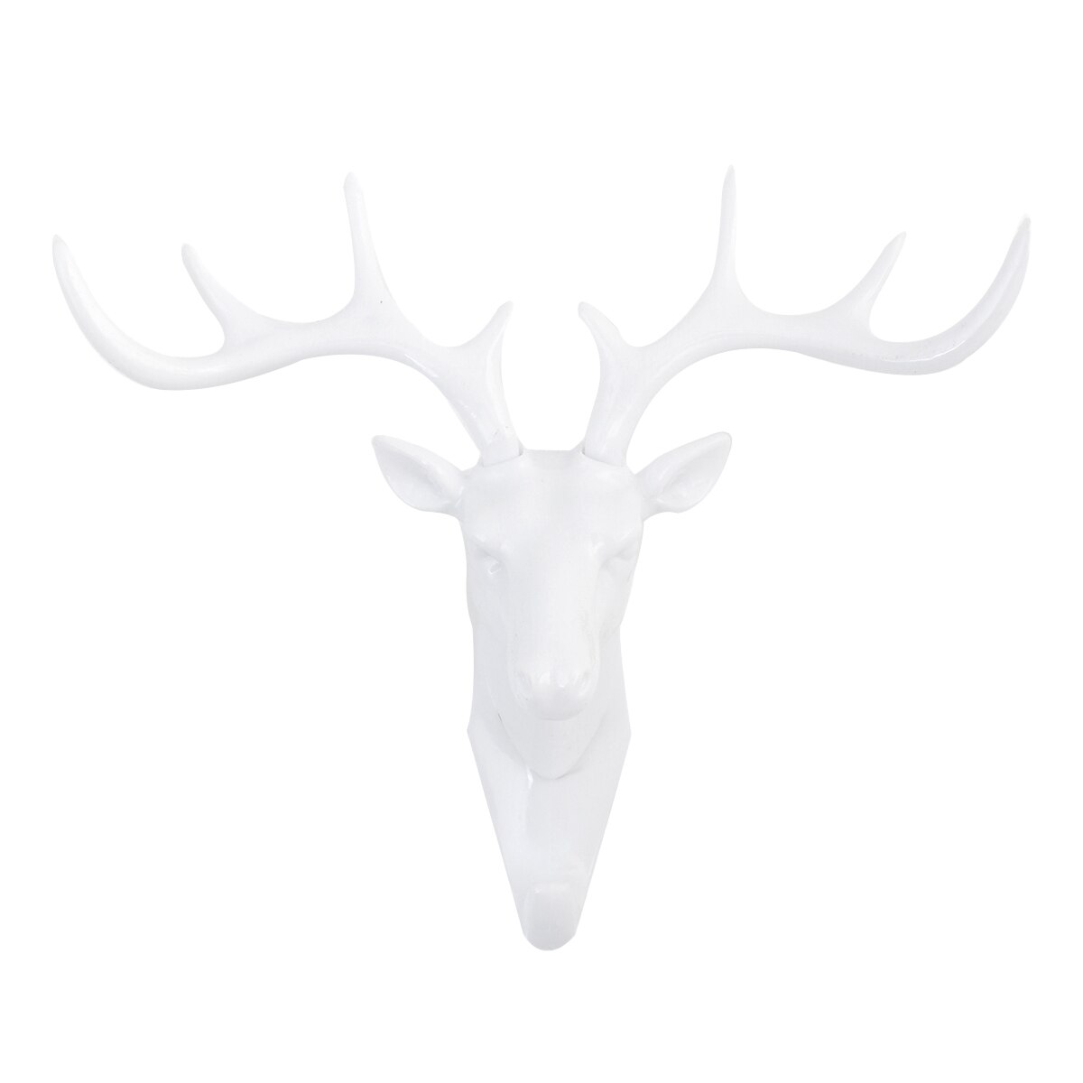 Dierlijke Hoofd Sculptuur, Innovatieve Antieke Herten Hoofd Muur Decor Met Glazen Handgeschilderd En Gepolijst Hert Hoofd Muur Mount Tuin Patio Herten Hoofd