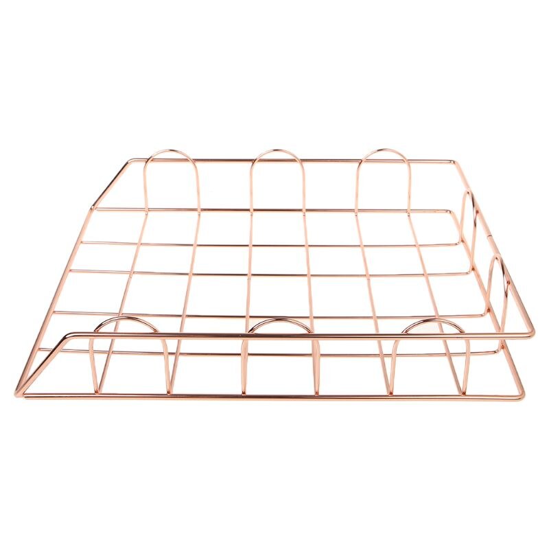 Pliant En Fer Forgé Lettre Magazine Porte-Revues Rack De Stockage Classeur Pour bureau Bureau Organisateur Fournitures XXUC