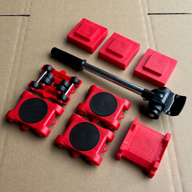 moving tool universal wheel moving artifact roller moving tool refrigerator moving bed heavy object moving 5-piece set