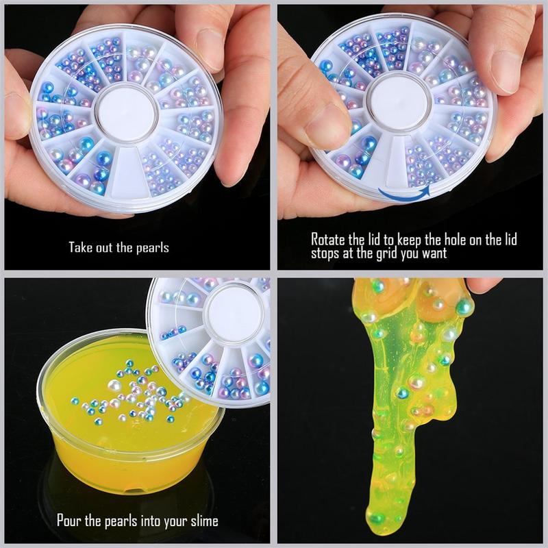 72 Pack Maken Kits Supplies Voor Slime DIY Handgemaakte Kleur Schuim Bal Korrels Slime Maken Materiaal Set слайм набор для слаймов
