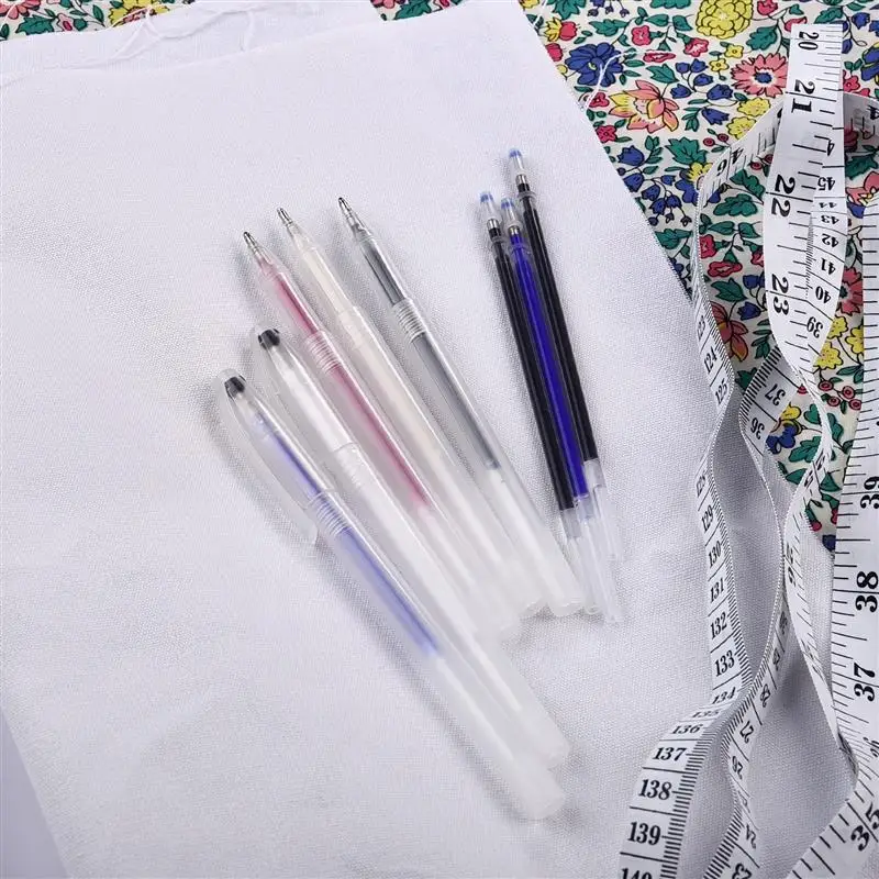Stylo marqueur magique effaçable à la chaleur, 6 à 51 pièces, stylos en tissu qui disparaissent la température, marquage de ligne, accessoires de couture artisanaux pour bricolage