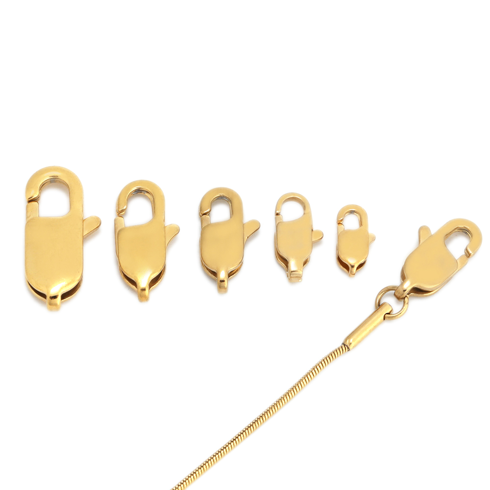 10 Stuks Rvs Polijsten Rechthoek Kreeft Sluitingen Haken Eindsluitingen Connectors Voor Diy Sieraden Maken Benodigdheden In Bulk