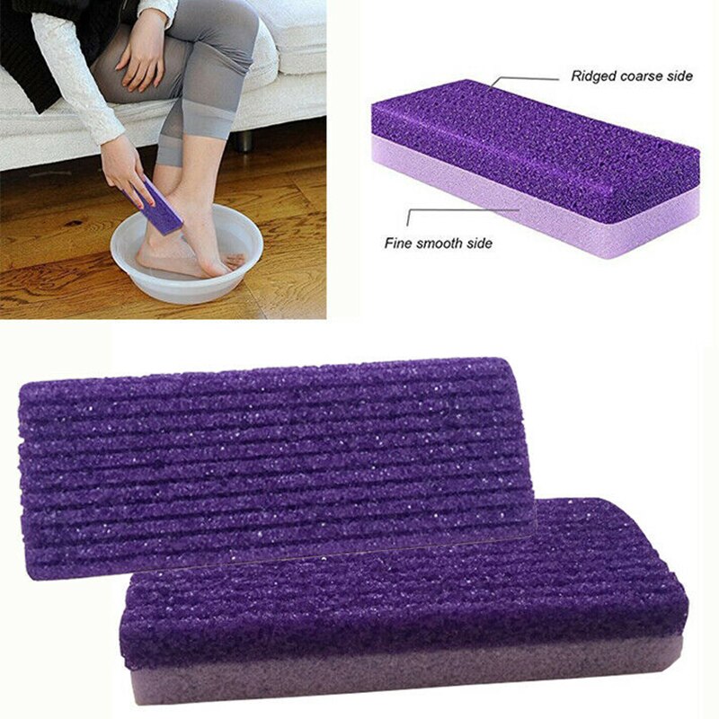 3 uds. De esponja de piedra pómez, piedra Exfoliante para pies, piel muerta dura, removedor de pedicura, depurador