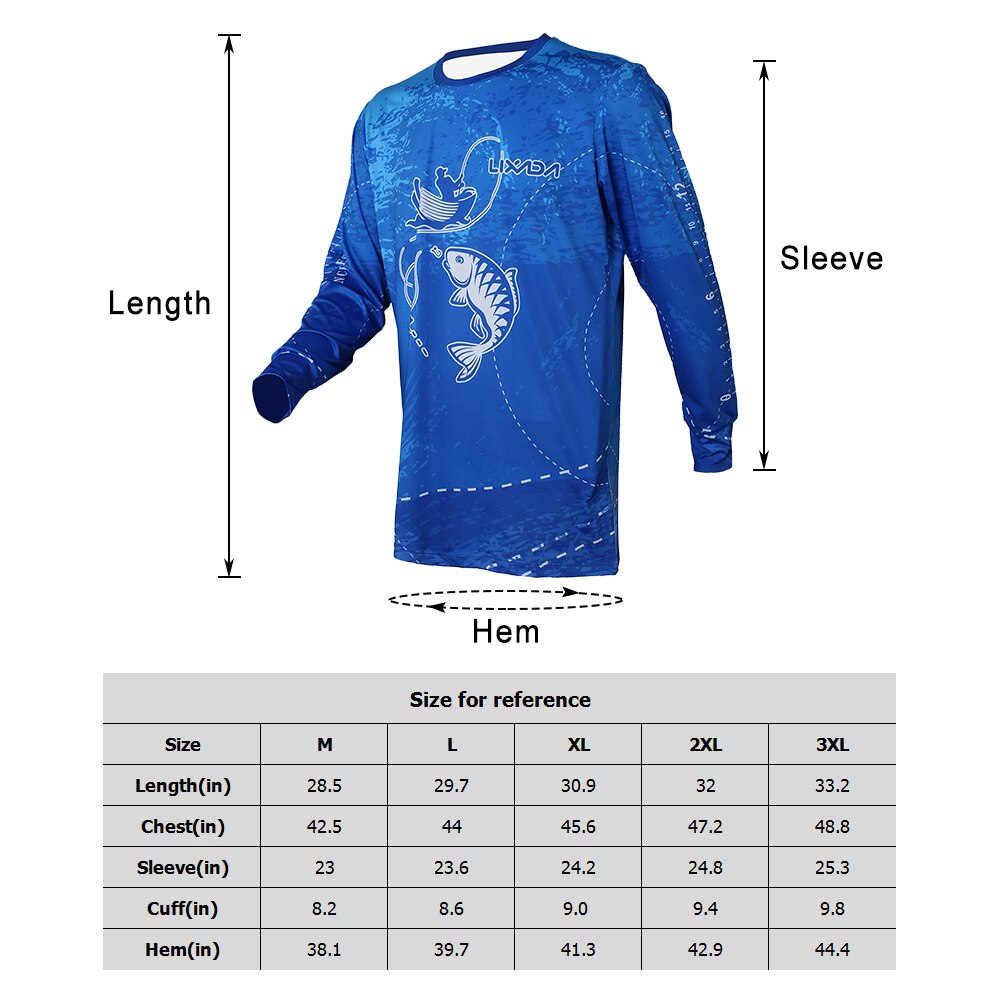 Lixada style Fishing Clothing Vests Quick-Drying Anti-UV Jacket Sports Clothes Long Sleeve Fishing Clothing