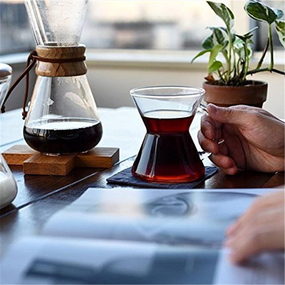400Ml 600Ml 800Ml Resistant Glass Coffee Kettle Stainless Steel Filter Drip Brewing Brewer Coffee Pot Dripper Barista Pour