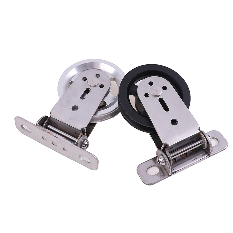 1set Wall-mounted Gym Home Rotating Silent Pulley DIY Lat Lift Cable System Wheel Gym Equipment Accessories