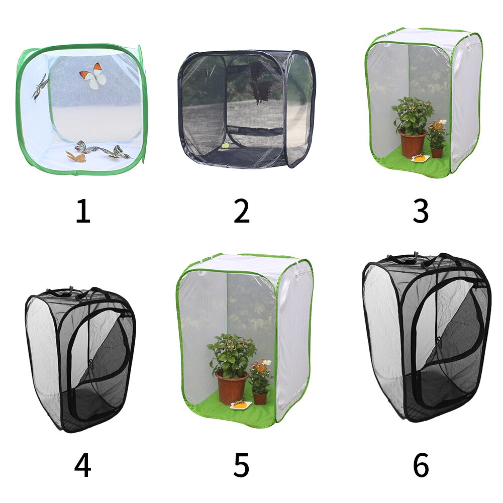 Universal Pet Habitat Incubator Outdoor Net Portable Multi Purpose Hexapod Cage Foldable Garden Mesh Breeding