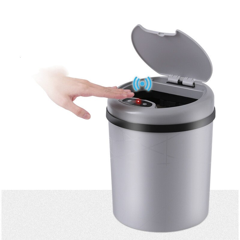 KONCO Intelligent Sensor Trash Can Living Room Kitchen Bathroom Electric Automatic Induction Trash Bins Waste Bins