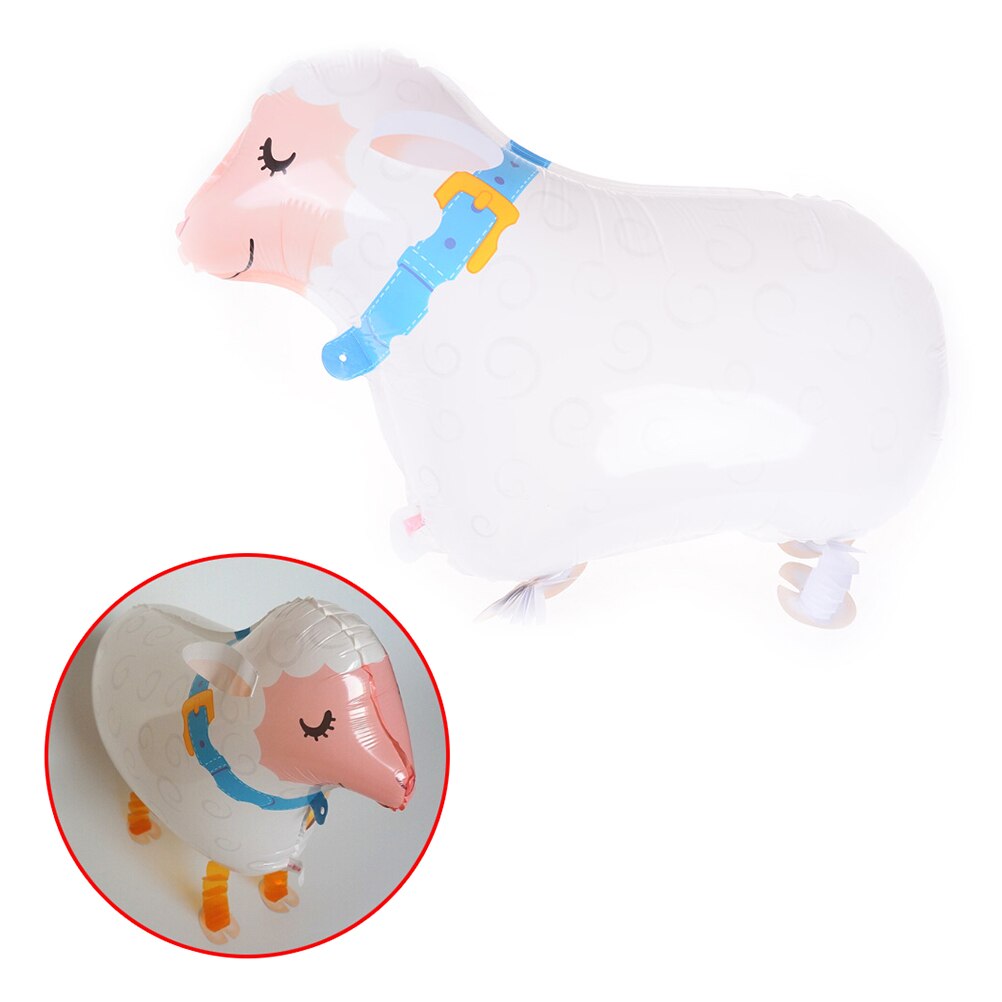 Schafe Folie Spaziergang Aluminium Kinder Aufblasbare Spielzeug Geburtstag Party Dekorationen kinder Tag Partei Liefert