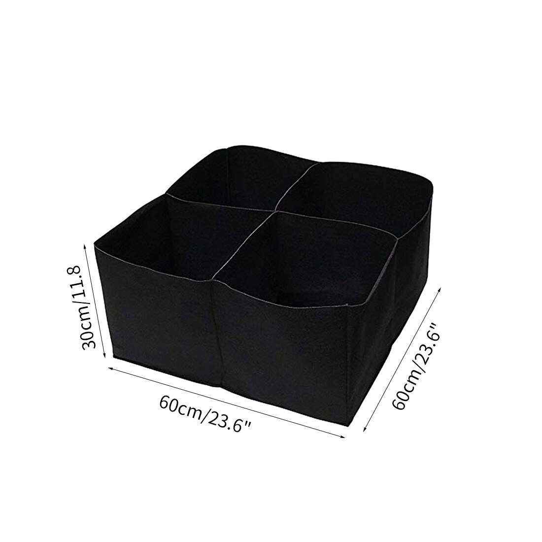 Macetas de fieltro para jardín, bolsas de tela para cultivo de vegetales, macetas grandes, suministros de jardinería, 180x90x30cm: style2