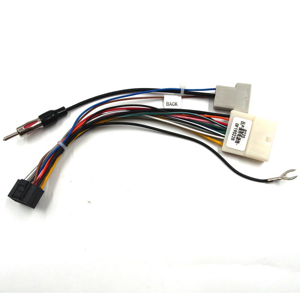 Coche 2 din Android cable de radio para Suzuki Buick Volkswagen ISO Hyundai Kia Honda Toyota Mitsubishi Nissan me Ford CRV ajuste Outlande: Nissan-Cable