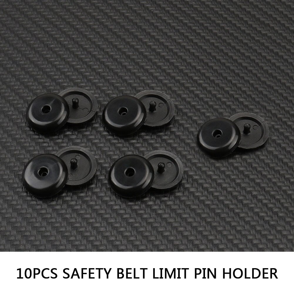 5 pièces bouchon de ceinture de sécurité pour voiture Protection de sécurité espacement limite boucle pince de retenue bouton d'arrêt accessoires d'intérieur de voiture