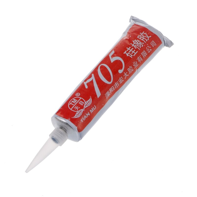 705 Silicone Clear Sealing Glue Waterproof Heat Resist For Electron Component Hardware