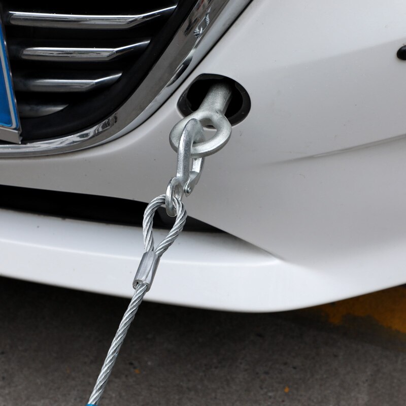 schwer Pflicht Abschleppen Seile 4M 5 Tonnen Draht Kabel Hohe Festigkeit Haken Stahl Draht Anhänger Auto Notfall Abschlepp Seil