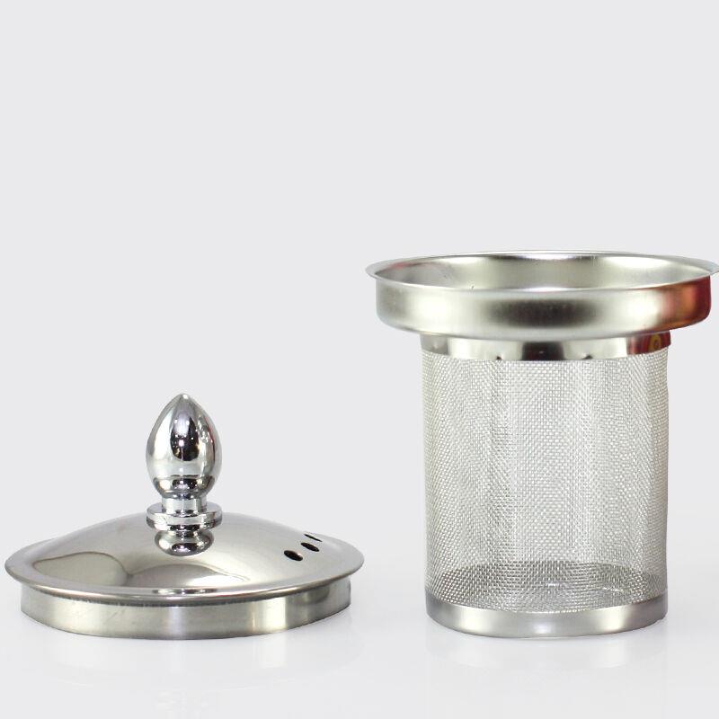 Med tefilter rustfrit stål vandkedel blomstermønster palads tekande tykkere bund kung fu tekedel kaffekande