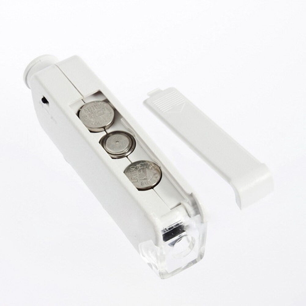 160-200X Adjustment Handhed Portable LED Microscope LED Lighted Pocket Microscope Magnifier--M25