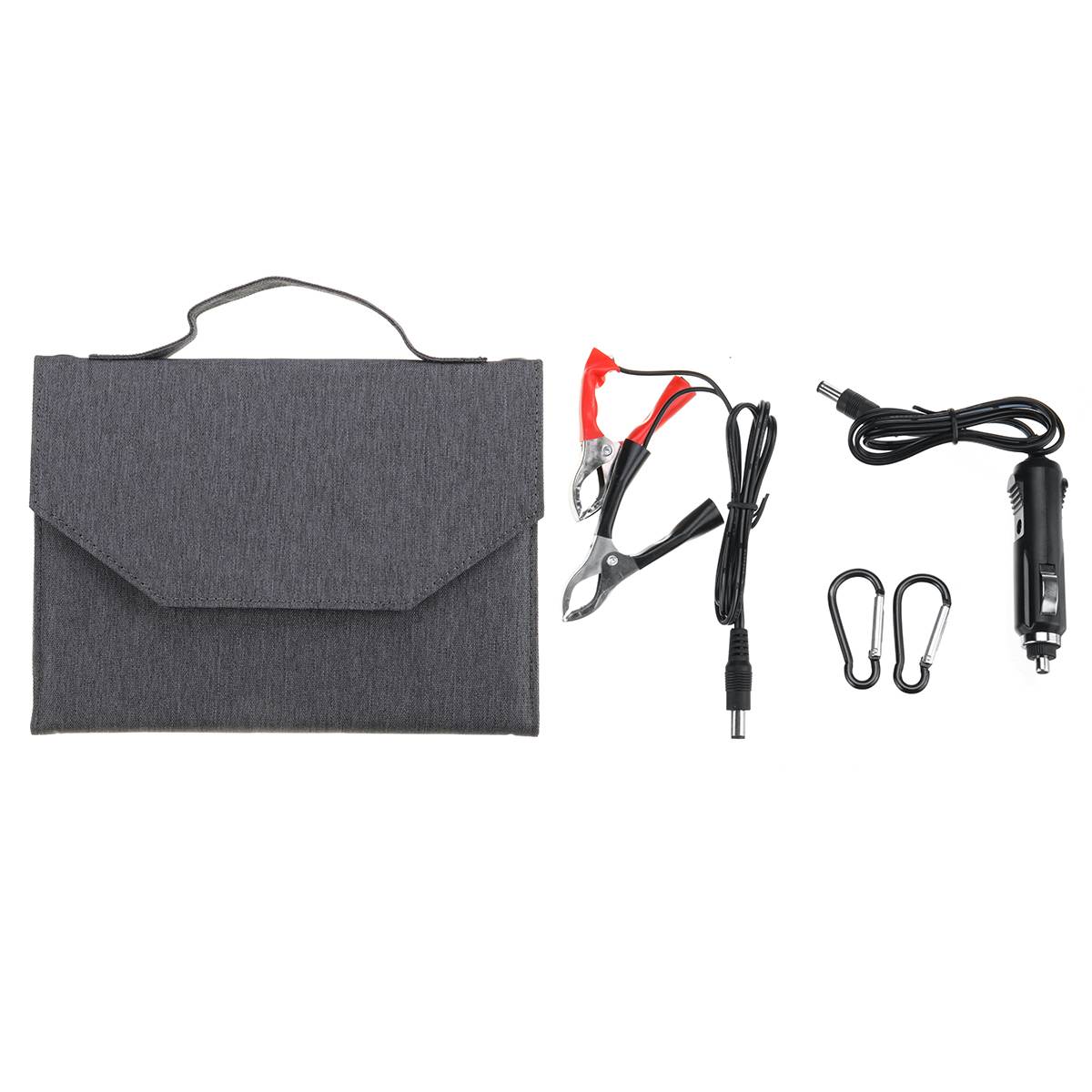80W Foldable Solar Panel 5V 12V Dual USB Portable Folding Pack Solar Charger Sun Power Battery Cells For Moblie Phone Camping
