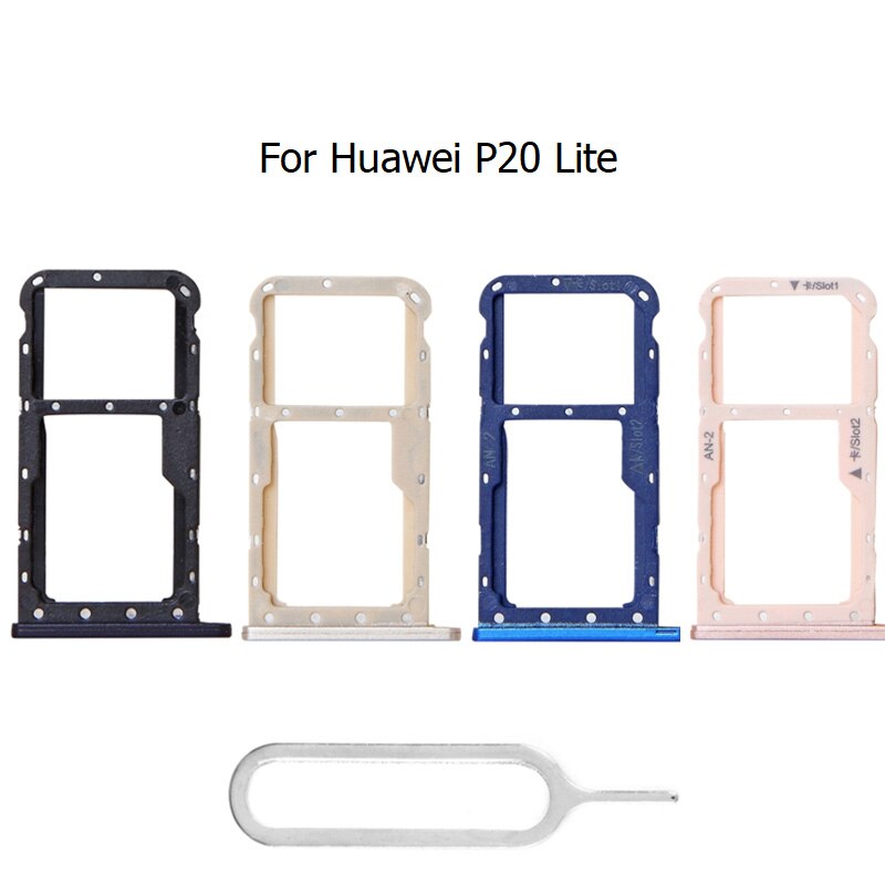 Ersatz Für Huawei P40 Lite SIM Karte Tablett Halfter Slot Anschluss Container Für Huawei P30 P20 Lite