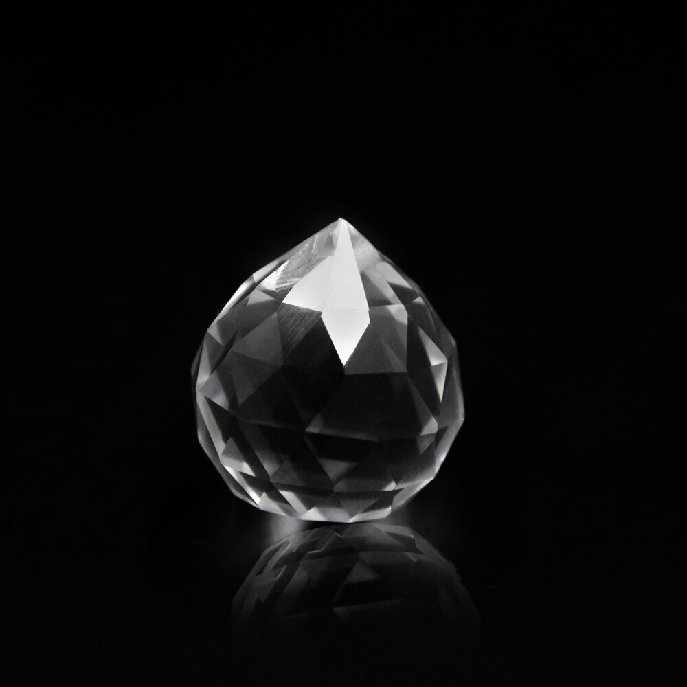 15mm 8 sztuk wyczyść/AB K9 szkło pryzmat kryształ lśnić żyrandol piłka FengShui robić zawieszenia fasetowane dekoracja z kulek ozdoby