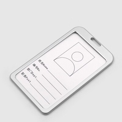 Student Card Holder Id Card Holder for Bank Cards Aluminum Pass Case School Office Nurse Supplies: NO.4