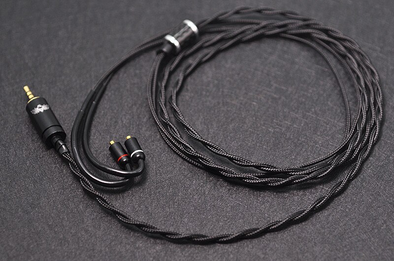 OCC + OCC verzilverd headset kabel coaxiale 2-strand MMCX 0.78 2pin 3.5 stereo 2.5 evenwichtige 4.4 evenwichtige upgrade kabel