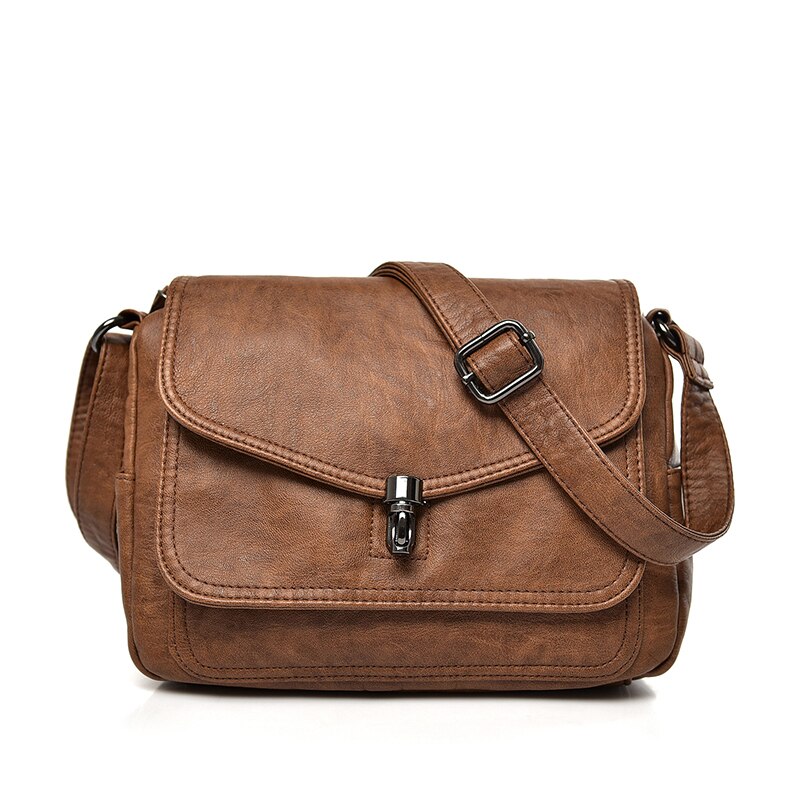 Mode Vrouwen Lederen Tassen Luxe Dames Schoudertassen Dames Vrouwen Crossbody Messenger Bags Voor Vrouwelijke