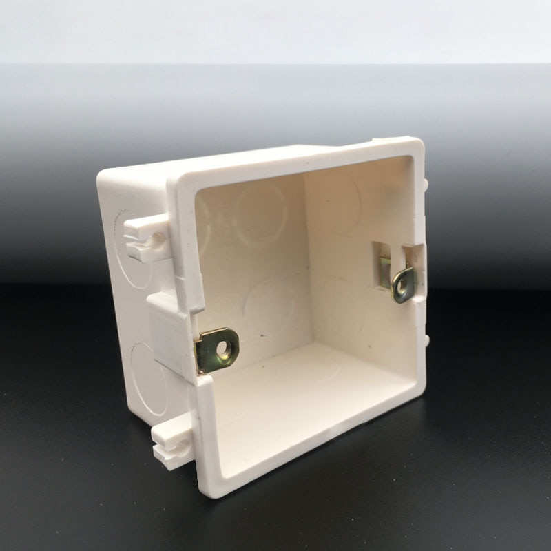 Universal 86 Type Splicing Cassette Concealed Junction Box Wall Mount Switch Socket Dark Box Secret Stash 80*80*50mm