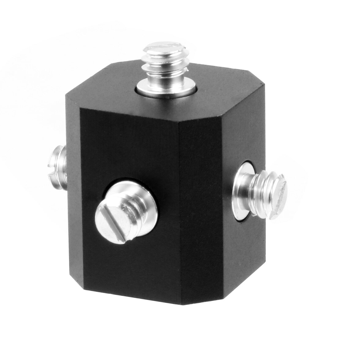 BGNing Polyhedron Cubic Mount 1/4" 3/8" Cube Bracket Stand Support Adapter for Tripod Camera Rig Cage LED Light Bouncer Diffuser